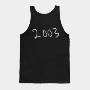 Hand Drawn 2003 Tank Top